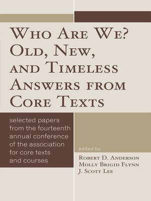 cover image of Who Are We? Old, New, and Timeless Answers from Core Texts